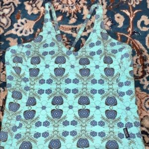 Womens Patagonia Floral Print Racerback Tank-top size M